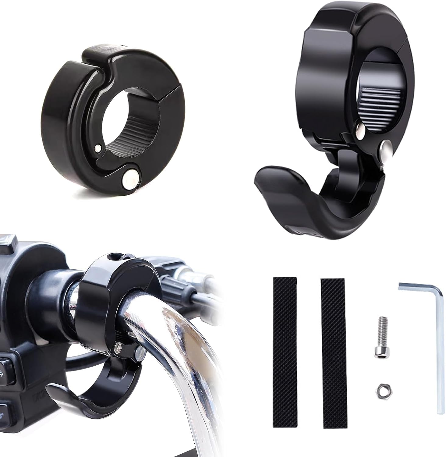 

Handlebar Hook, Motorcycle, Convenience Store Hook, Diameter 0.8 - 0.9 inches (21 - 24