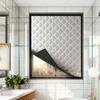 1Pcs  Graphene Heat Storage Windproof Thermal Curtain - No-Drill Bathroom Cold-Proof Seal with Velcro With Velcro On One Side