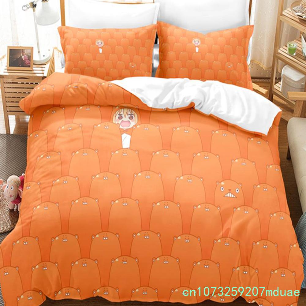 New Anime The Himouto! Umaru-chan Bedding Sets Duvet Cover Set With Pillowcase Twin Full Queen King Bedclothes