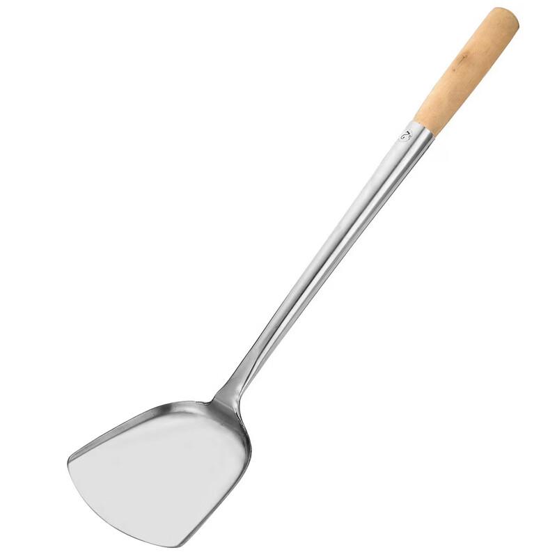 Ruhan Stainless Steel Long Handle Wok Spatula