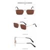 Luxury Designer Sunglasses for Men Women Retro Unique Metal Square Frame Classic Trendy Outdoor Sports UV Protection Eyewear