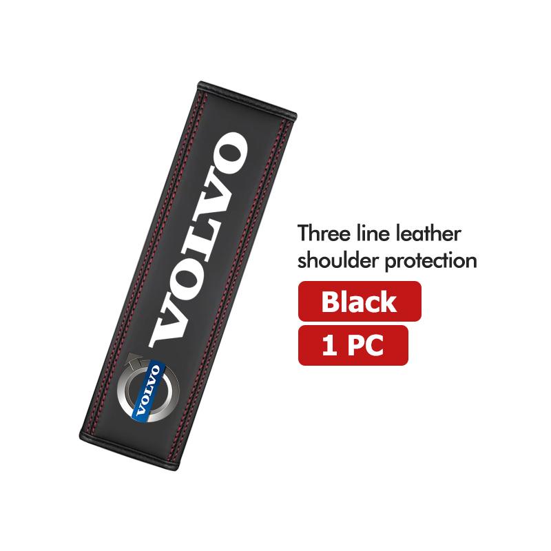

Car Seat Belt Leather Safety Belt Shoulder Cover Protect Pad For Volvo V60 V90 S60 S80 S90 C30 XC40 XC60 XC70 XC90 V40