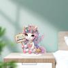 5D DIY Diamond Painting Animal Kit Acrylic Special Shape Seahorse Table Top Ornament Kits Handmade Diamond Mosaic Art Craft Gift