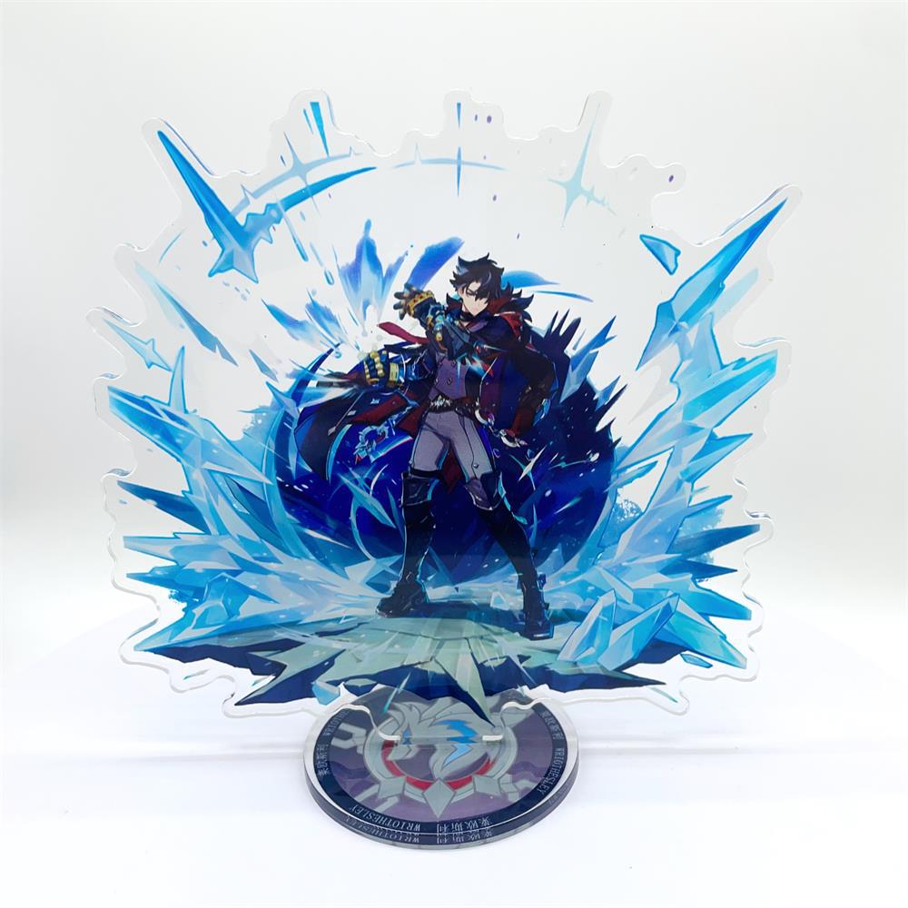 Anime Figure Genshin Impact Furina Arlecchino Xiao Yae Miko Yelan Acrylic Stand Model Board Desk Decor Standing Sign Fans Present