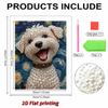Pearl Painting Kit Cute Little Dog Theme Frameless Handicraft DIY Bedroom Decoration Living Room Wall Art Room Decoration Art Craft Decoration