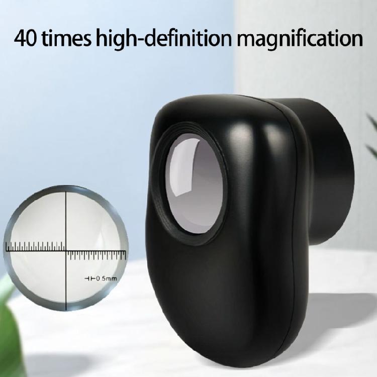 Ergonomic Handheld Magnifying Glass Suitable For Antique Collector Shatterproof ABS Magnifier Handheld