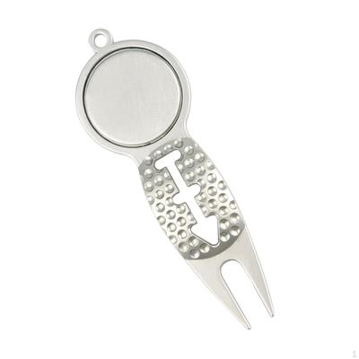Golf Divot Repair Tool Gift for Men Women Durable Fork Green
