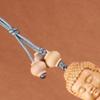 Car Pendant Decorative Hand Carved Lotus Rearview Mirror Hanging Ornament Car Styling Accessory for Good Luck
