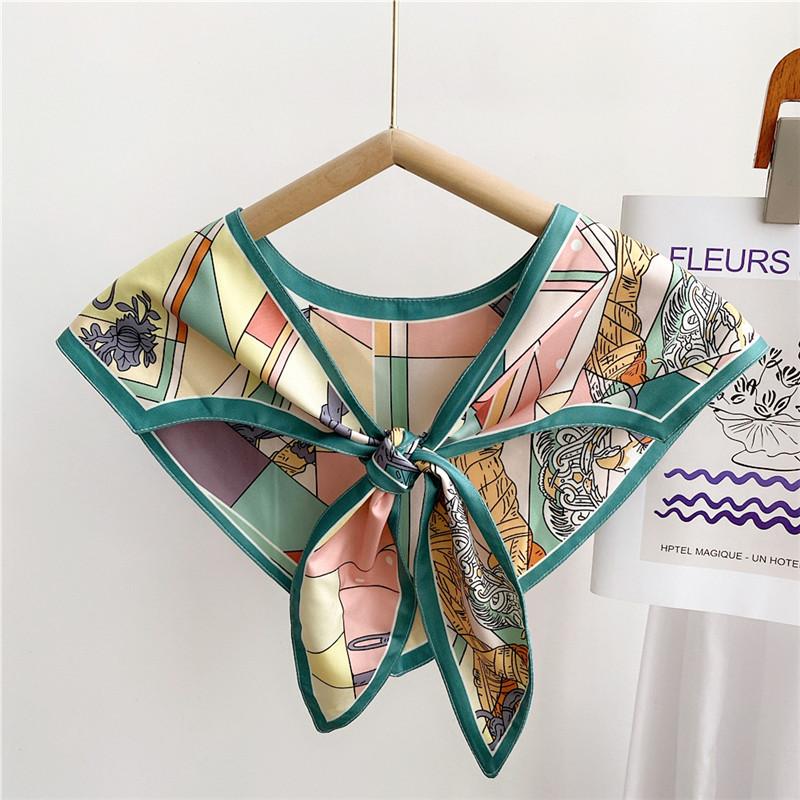 Triangle Over Shawls Scarves Shirt T-shirt Shoulder Fake CollarsVest  Scarf Sleeveless Jacket Shawls Detachable Collar for Women