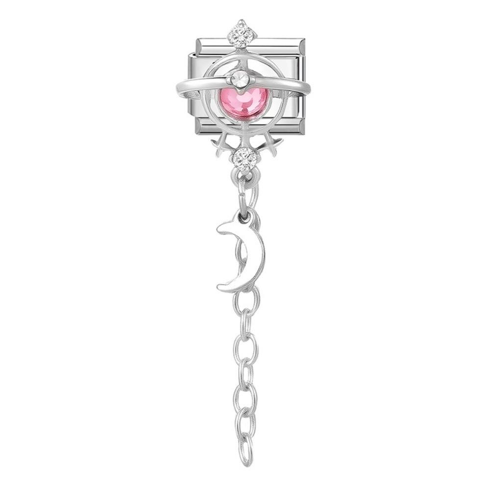 Butterfly Bow Knot Zircon Bracelet Links Stainless Steel Bracelet Links  Bracelet Crafting