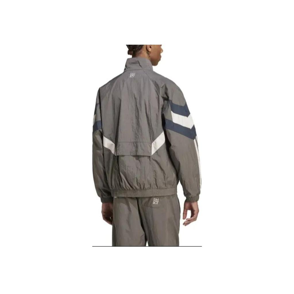 Adidas Real Madrid 2024/25 Lifestyler Anthem Track Top Charcoal Men Streetwear JI9479