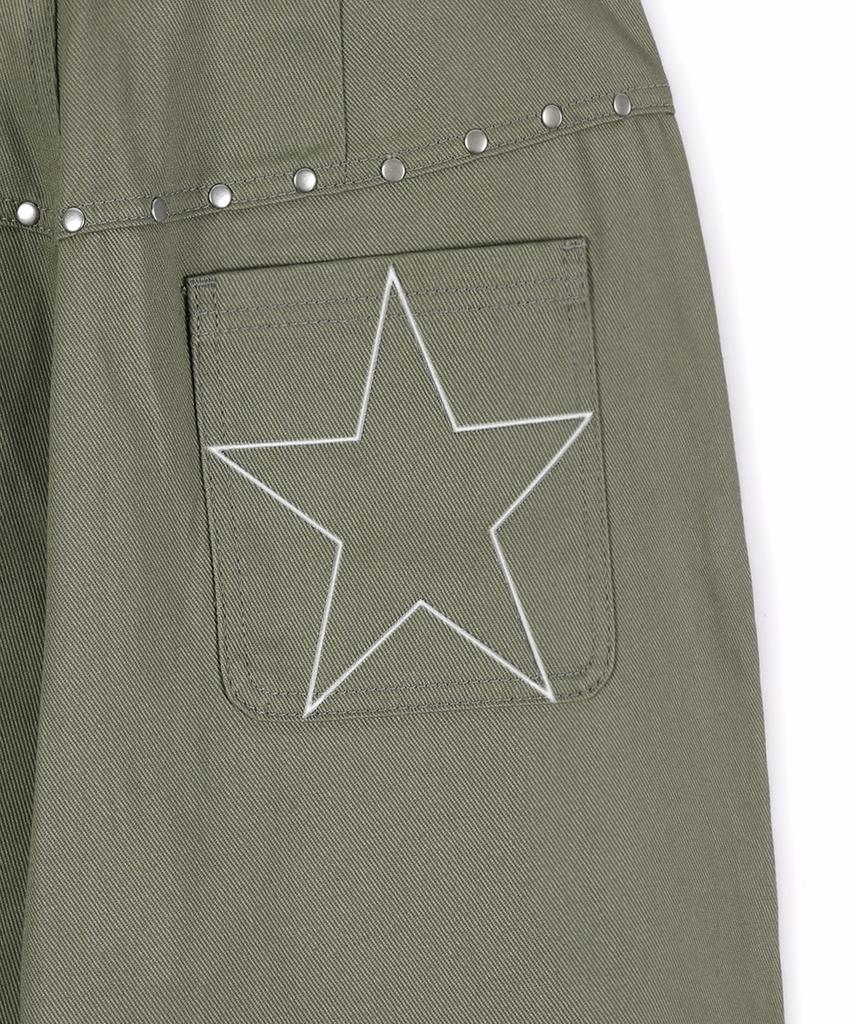 KAIFAI Star Carpenter Pants (Khaki Beige) K25Zc177
