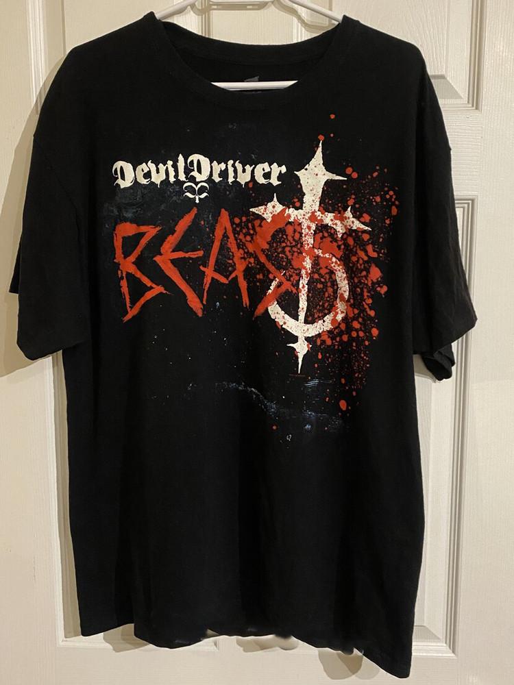 

Devil Driver Band 2011 Concert Tour Tee Unisex T-Shirt All Size SB095 Unisex T-Shirt XXXXL