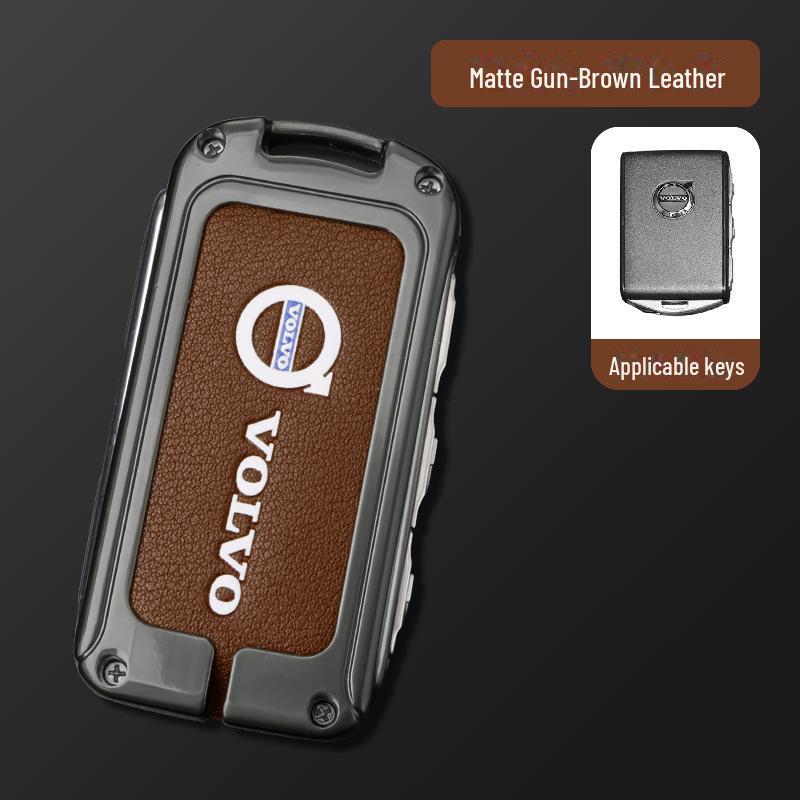 Volvo Key Cover for XC60 & S90: Car Accessories Shell for XC90, XC40, S60L - Buckle Bag Included