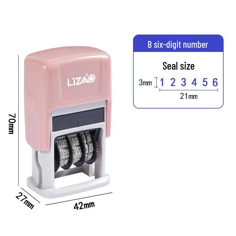 Automatic Re-inking Teacher QC Date Stamp with Adjustable Year, Month, Day