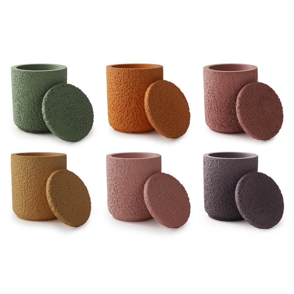 Resin Jar Molds with Lid Silicone Mold Container Mold Jewelry Organizer Mould Storage Jar Epoxy Casting Molds Pen Holder