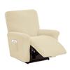 Waterproof Polar Fleece Recliner Cover Elastic Solid Color Recliner Cover Armchair Cover Split All Inclusive Lazy Chair Cover