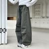 Girls' Casual Loose Cargo Pants - Spring/Autumn Fashionable Trousers for Big Girls