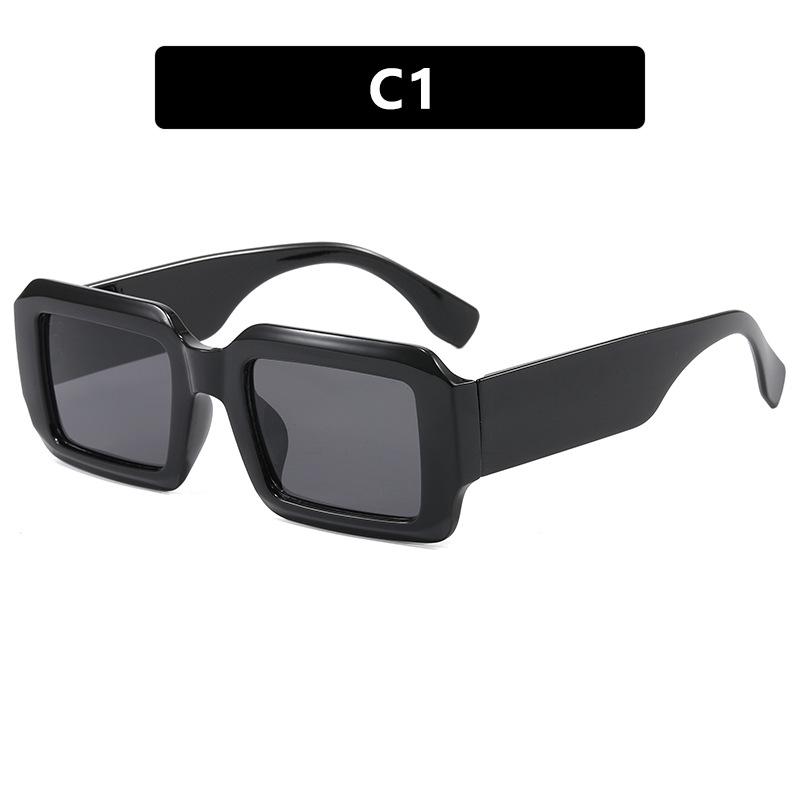 New Square Simple Sunglasses for Women Fashion Outdoor Sunshade Glasses for Men Retro Trend Luxury Brand Design Uv400
