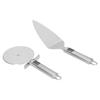Pizza Cutter 2PCS Stainless Steel Blade Polishing Process Ergonomic Handle Shovel Rolling Cut Pizza
