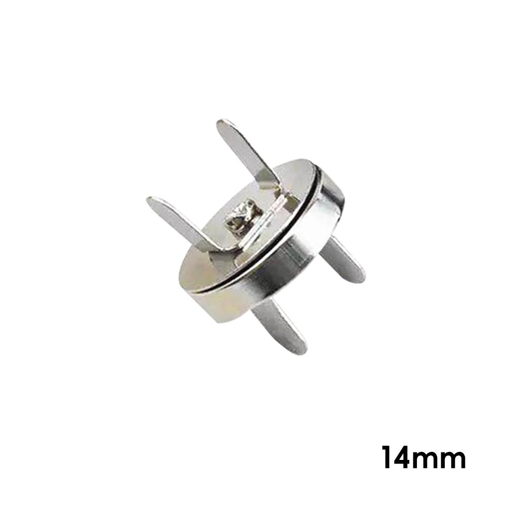 

Невидимые магнитные кнопки, бесплатная установка, антиоксидантные, прочные металлические магнитные кнопки для сумок, одежды, аксессуаров 14mm серебряный