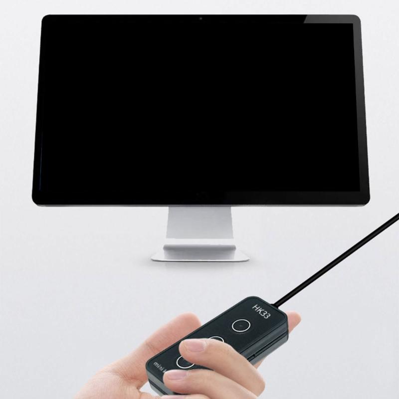 3 Keys Portable Keypad Keypad USB Macro Programming Key USB Connection Keyboard for Game Support Multiple Platform