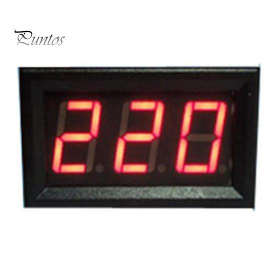 DC5-120V LED Digital Display Voltmeter Car Motorcycle Voltage Gauge Panel Meter