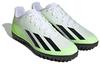 Adidas X Crazyfast.4 Turf Cloud White Core Black Lucid Lemon IE1583