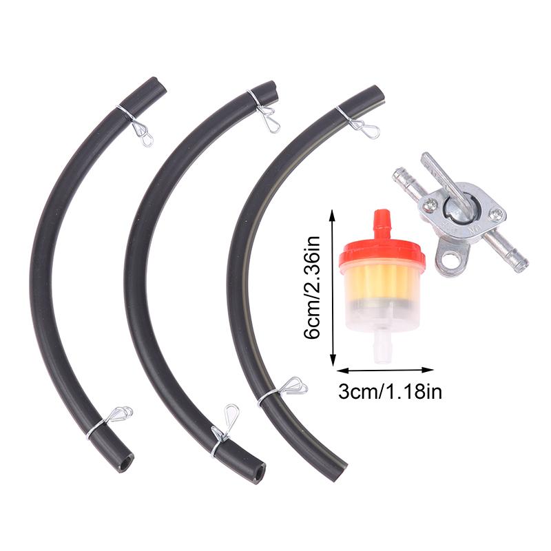 1Set Universal Fuel Tap Gasoline Switch Fuel Tap Gasoline Tap Faucet For Generator Gas Engine Fuel Tanks Switch Oil Pipe Set