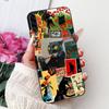 For Samsung Galaxy A90 5G Phone Case For Samsung A90 5G SM-A908B Elegant Floral Cat Painted Black Silicone Soft TPU Cases