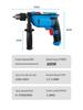 Multifunctional Electric Drill: Handheld 220V Hammer, Screwdriver, Pistol, and Wrench.
