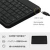 Mokibo Universal Wireless Keyboard with Trackpad, Thin, US Layout