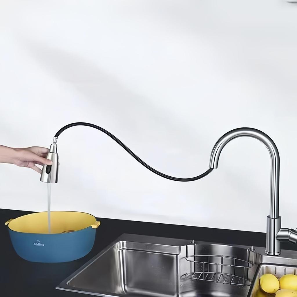 Baterii Extensibile Calde și Reci Baterii cu Braț Robotic Rotativ Baterii din Oțel Inoxidabil Pentru Bucătării Baterii pentru Lavabo Pentru Toalete Baterii pentru Lavabo