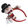 Xmas Santa Claus Hair Hoop Gingerbread Man Headband Snowman Hairband Holiday Party Headbands Christmas Photo Props