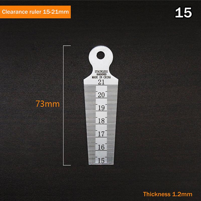 Multi-size Stainless Steel Hole Measuring Tool Taper Gauge Feeler Inner Diameter Ruler Measuring Probes Aperture Measurement