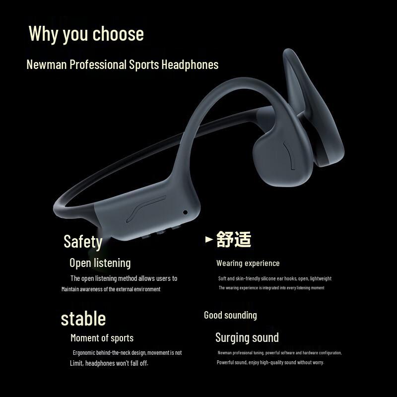 Newman BC-F5 Pro Bone Conduction Sports Headphones