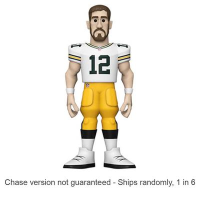 NFL Packers Aaron Rodgers 5" Vinyl Gold Chase Ships 1 In 6