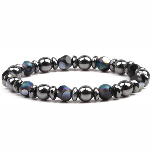 Natural Stone Beads Bracelet Bracelet for Couples Crystal Quartz Agate Gem Beads Matching Friendship Jewelry for Men and Women