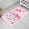 1pc Marie Pattern Area Rug Soft Flannel Floor Mat for Living Room,Office,Bedroom and Carpet,Sofa Coffee Table Floor Mat