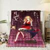 Comics Kakegurui Throw 240g Flannel Blanket Lightweight Soft Skin-friendly Summer Thin Throw Blanket