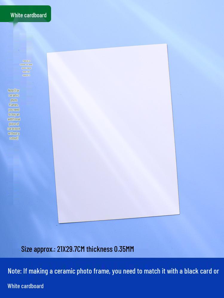 DIY A4 Hollow Card Photo Frame - Handmade Paper Frame Template