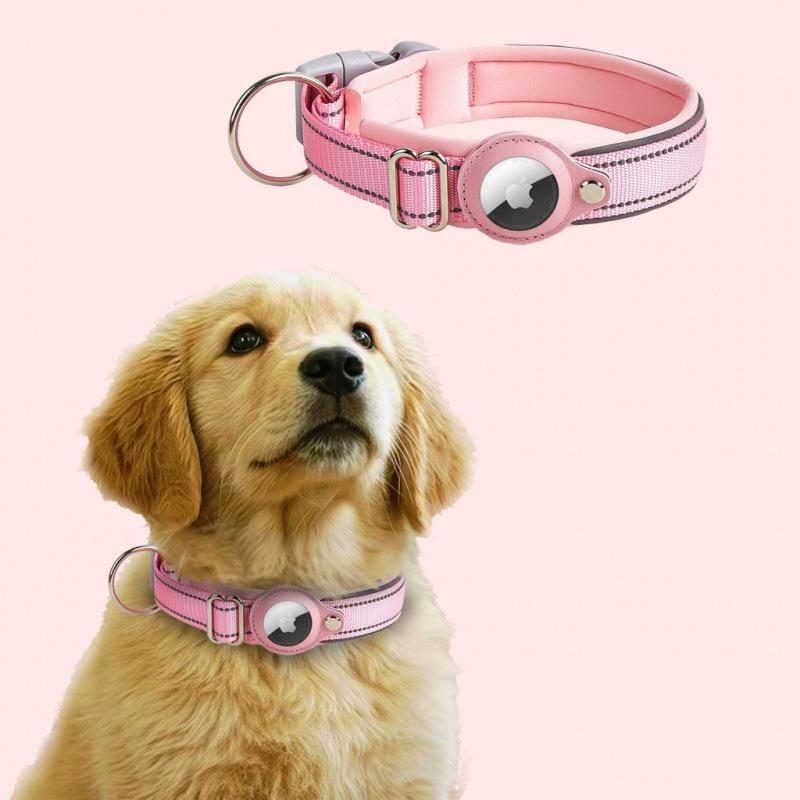 24h Delivery Pet Tracking Collar with Apple AirTag for Dogs - Anti-Lost Device