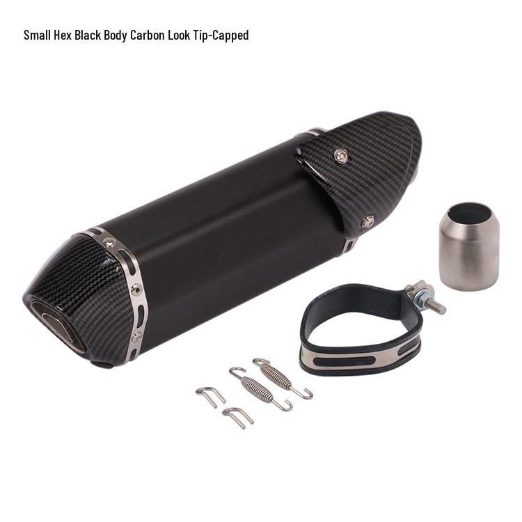 Universal Modified Exhaust Pipe for Motorcycle Models: 502C, Ninja 250, Z400, R25, MT-03, R1, and NVX 155.