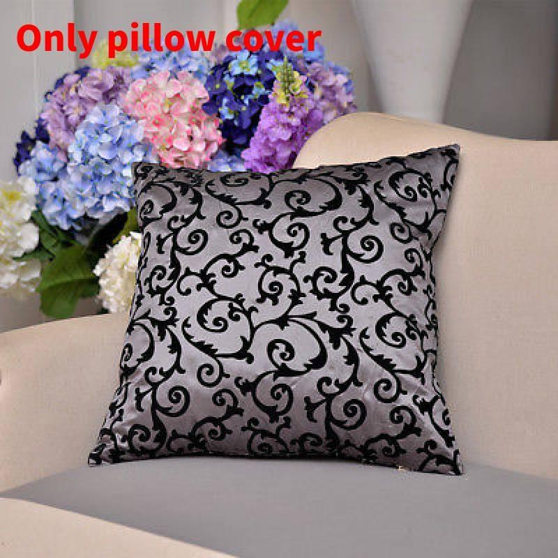 

Декор Дома Мягкий Диван Флокированная Подушка Подушка на Изголовье Чехол для Подушки Спина Поясница Style D