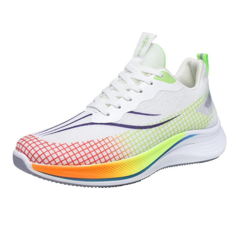 Summer men's shoes middle school students sports shoes lightweight running shoes mesh breathable soft sole racing shoes