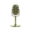 Miniature Simulation Microphone Plastic Dynamic Vocal Microphone  Home Decoration