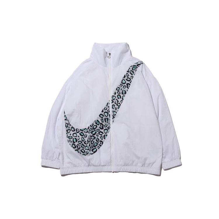 (WMNS) Nike As Nike Sportswear Animal Swsh Jkt White Women s CT1699-100 M