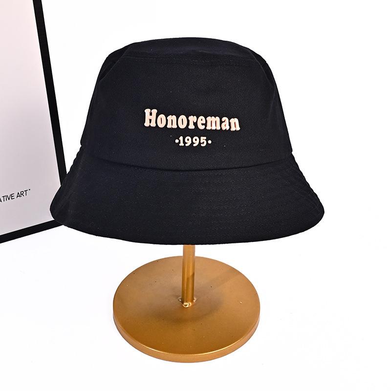 

Ретро Объемные Буквы Панама Корейская Универсальная Шляпа Женская Уличная Повседневная Шляпа-Ведро, Подчеркивающая Лицо average size