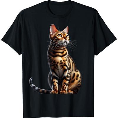 Bengaal Kat Ontwerp Bengaal Kat Heren Dames T-shirt
