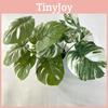 Leaf Realistic Monstera 7 Heads Greenery For Wedding Party Gifts Decor